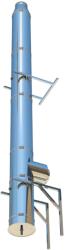 Rogher Sistem cos fum inox izolat, diam int 160 mm , ext 260 mm, H=6M - Pro 0.8 mm (SK100130)