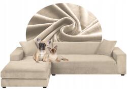 Ubieramy-meble Teljes Sarok Huzat Kasmír Bézs Velúr Rugalmas 2+3 személyes (42W-BKA(2+3))