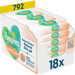 Pampers Harmonie Protect & Care nedves törlőkendő - 18x44 db