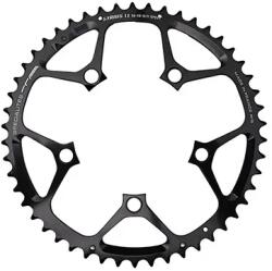Specialites Ta SYRIUS 50T 5-karos lánctányér országúti kerékpárhoz, 110 mm, külső, szürke alumínium 7075 (SHIMANO típus) 10-11 sebességhez SPECIALITES TA Bicikli alkatrészek Kerékpár alkatrészek Kerékpár lánctányéro