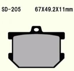 Wesrah VD-205 fékbetét Wesrah Futómű és fék alkatrészek Fékbetétek (tárcsafék)