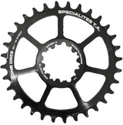 Specialites Ta DM 32 fogas MTB lánctányér közvetlen rögzítéssel SRAM GX/XX1/X01-hez, 11-12 sebességes, fekete (BOOST 3 mm eltolás) SPECIALITES TA Bicikli alkatrészek Kerékpár alkatrészek Kerékpár lánctányérok