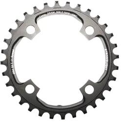 Stronglight MTB lánctányér, egysebességes, 32T, 94 mm, fekete, alumínium 7075, 4 karos, SRAM X01 11 sebességhez, 5 mm vastag STRONGLIGHT Bicikli alkatrészek Kerékpár alkatrészek Kerékpár lánctányérok