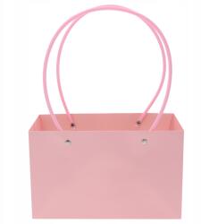 Trend-Deco Rózsaszín papír virágos ajándéktasak vágott és cserepes virágokhoz