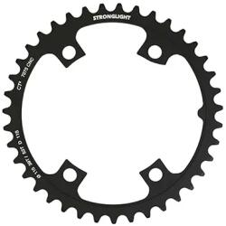 Stronglight lánctányér országúti kerékpárhoz - Ø110 mm - 4 kar - 39 fog - belső - Shimano Ultegra R8000-8050 típushoz - fekete CT2 - 11 sebességes (53 fogas lánctányérhoz) STRONGLIGHT Bicikli alkatrészek Kerékpár