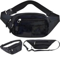 HARAHU BA-39146 Övtáska - Fekete KP39146