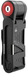 SEATYLOCK CLIPSTER 75 cm fekete-piros összecsukható kerékpárzár kulccsal, FUB 1 csillagos minősítéssel SEATYLOCK Bicikli alkatrészek Kerékpáros kiegészítők Biciklizárak