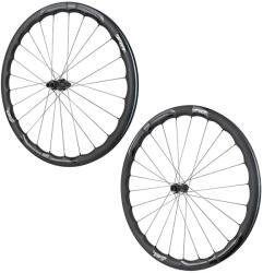 FIR FC 38D 700C országúti karbon tárcsafékes kerékszett, centerlock, fekete, SRAM XDR 12 sebességes kazettához, átütőtengely 12-100 és 12-142, 38 mm magas profil, tubeless ready (pár) FIR Bicikli alkatrés