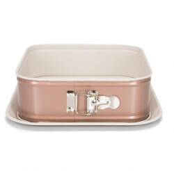 Patisse csatos tortaforma, kerámia bevonattal, 24x24 cm (P03318)