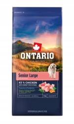 ONTARIO granulátum idősebb kutyáknak csirkével és édesburgonyával 12 kg