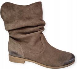  Mariaż 1274 Saszki Bokacsizma Föld színű velúrbőr, 41-es méret (1274-Z)