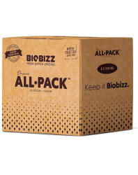 Biobizz All Pack Outdoor 6× 250 ml, tápoldat készlet