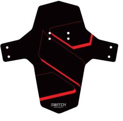 SWITCH MTB első sárvédő 26"-27.5"-29" piros -1090 SWITCH Bicikli alkatrészek Kerékpáros kiegészítők Kerékpár sárvédők