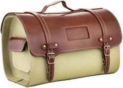 SIP Style SIP Classic bőr táska, 380x270x260 mm, valódi bőr, vászonbetétes, kb. 26 liter SIP Style Kulcstartók, bőrtáskák, ajándékok
