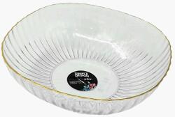 Cyrax Bol cu un Singur Strat, Cyrax, pentru Fructe, Legume, Snacks, 22.4x9 cm, Transparent (126765) Castron