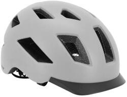 Gist SMART városi kerékpáros bukósisak felnőtteknek, szürke, in-mold, hátsó világítással, 56-62 cm, racsnis állítás, 200 m-es láthatóság GIST Bicikli alkatrészek Kerékpáros ruházat Kerékpáros sisakok