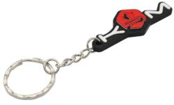 Krm Pro Ride kulcstartó 52x21 mm piros (egy darab) KRM PRO RIDE Kulcstartók, bőrtáskák, ajándékok
