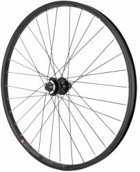 VELOX VTC 700x45 KARGO VAE e-bike hátsó kerék tárcsafékhez és V-fékhez, fekete, duplafalú, szegecselt, 6 csavaros tárcsaagy, 11-10-9 sebességes kazettához (megerősített), 25C felni, 32 fekete küllő VELOX Bicikli alkatrészek Kerékpár alkatrészek Kerékpár k