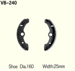 Wesrah VB-240 fékpofa Wesrah Futómű és fék alkatrészek Fékpofák (dobfék)