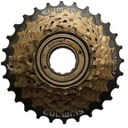 SHIMANO 7 sebességes szabadonfutó 14-28 bronz-fekete SHIMANO Bicikli alkatrészek Kerékpár alkatrészek Kerékpár kazetták