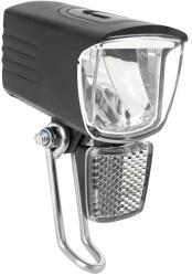 MARWI AXA NXT 30 LUX első dinamós kerékpárlámpa villára, fekete, kapcsolóval, 50m-es megvilágítás, 3km-ről látható, 4 percig világít megállás után MARWI Bicikli alkatrészek Kerékpáros kiegészítők Kerékpár v