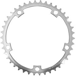Specialites Ta 5 karos 42 fogas belső lánctányér országúti kerékpárhoz, 144 mm, alumínium, ezüst, 7075 TA, vintage (SHIMANO típus) 7-8 sebesség SPECIALITES TA Bicikli alkatrészek Kerékpár alkatrészek Kerékpár lánctá
