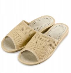Nowo Női bézs Strandpapucs Topánka bebújós Strandpapucs méret (K-1187)