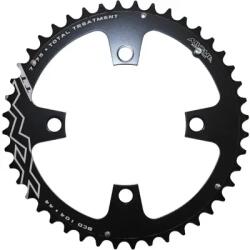 MICHE E-bike lánckerék, 4 karos, Ø 104 mm, Yamaha-hoz, 44 fog, külső, tripla-dupla, fekete MICHE Bicikli alkatrészek Kerékpár alkatrészek Kerékpár lánctányérok