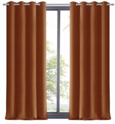 Flying Függöny Tégla Matt Sima Ablak Dekoráció Nappaliba 145x250P (LEN1-14M)