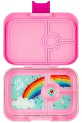 Yumbox Panino 4 rekeszes uzsonnásdoboz - bento box - Power Pink - Rainbow