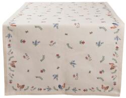 Clayre & Eef Asztali futó 50x140 cm - Chicken and Rooster