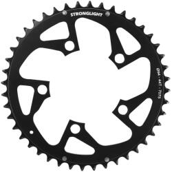 Stronglight Lánckerék MTB-hoz, 5 karos, tripla, 44 fogas ×94 fekete, külső, ALU 7075, 8-9 sebesség STRONGLIGHT Bicikli alkatrészek Kerékpár alkatrészek Kerékpár lánctányérok