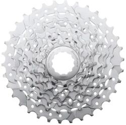 SUNRACE 9 sebességes M96 11-34 kazetta Shimano rendszerhez, nikkel (dobozban) (11-12-14-16-18-21-24-28-34) SUNRACE Bicikli alkatrészek Kerékpár alkatrészek Kerékpár kazetták