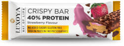 Luxoya - Crispy Bar - Fehérje szelet - Eper ízesítésű - Strawberry - 1x45g