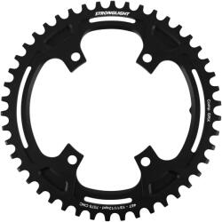 Stronglight Gravel lánctányér 4 karos, D110 Shimano GRX FC-RX600-RX610-RX810-RX820 kompatibilis, mono 46 fog, 3 mm vastag, 11-12 sebességhez STRONGLIGHT Bicikli alkatrészek Kerékpár alkatrészek Kerékpár lánctányé