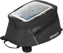 SHAD SL20F (X0SL201F) motor tanktáska, bővíthető, fekete, 12-15L (rögzítéssel) SHAD Bicikli alkatrészek Kerékpáros kiegészítők Kerékpár nyeregtáskák és kormánytáskák