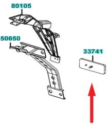 Kymco K-PIPE hátsó fényvisszaverő Kymco Bicikli alkatrészek Kerékpáros kiegészítők Kerékpár világítások és visszaverők