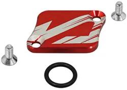 MOST olajpumpa zárófedél 50cc motorhoz, piros (Derbi 50, Minarelli 50 AM6 kompatibilis) MOST Motor alkatrészek Olajfilterek, olajpumpák