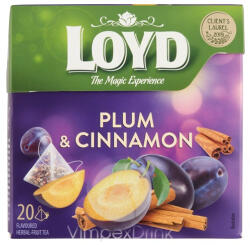 LOYD Piramis tea Szilva-Fahéj 20*2g
