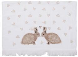 Clayre & Eef Konyhai kéztörlő - 40x66cm - Bunnies in Love