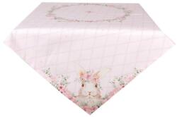 Clayre & Eef Húsvéti nyuszis asztalterítő - 150x250cm - Floral Easter Bunny