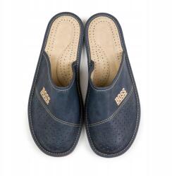 Nowo Kényelmes Nagy Férfi Papucs Otthoni Papucs méret 46 (N115-NAVY/46)