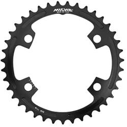 MICHE lánckerék országúti kerékpárhoz - Ø110 - 4 kar, Shimano Ultegra R8000/R8050 kompatibilis, 39 fog, belső, fekete, 11 sebességhez MICHE Bicikli alkatrészek Kerékpár alkatrészek Kerékpár lánctányérok