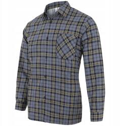 JHK férfi ing casual Flanel ing Ko Fl Rb hosszú ujjú, normál szabású XL-es méret (Koszula flanelowa robocza niebieska KO FL RB) - allegro - 2 830 Ft