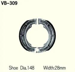 Wesrah VB-309 fékpofa Wesrah Futómű és fék alkatrészek Fékpofák (dobfék)