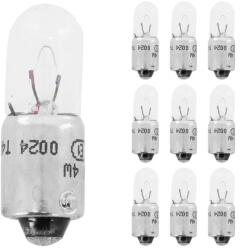 Flösser 6V 4W T4W BA9S lámpaizzó - átlátszó (helyzetjelző), 10 db/csomag FLOSSER Elektronika Világítások Izzók 6V-os izzók