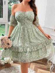 Shein IC82102 Shein Ruha MIDI Nyitott Vállú Virágmintás Boho (2) 48