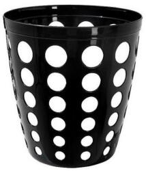 Dayco Metal Műanyag irodai szemetes fekete 12 L - shopbazis