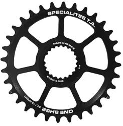 Specialites Ta ONE SH52 MTB lánctányér, Direct Mount, 32 fog, matt fekete alumínium, Shimano XTR M9100/XT M8100/SLX M7100-M900, 10-12 sebességhez SPECIALITES TA Bicikli alkatrészek Kerékpár alkatrészek Kerékpár lánc