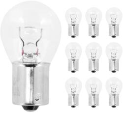 Flösser Izzó 12V 18W BA15S foglalat, átlátszó (irányjelzőhöz, 10 db/doboz) FLOSSER Elektronika Világítások Izzók 12V-os izzók